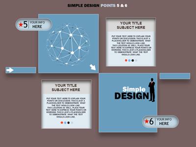 A standard definition presentation slide from Simple Design Jumpout preview four.