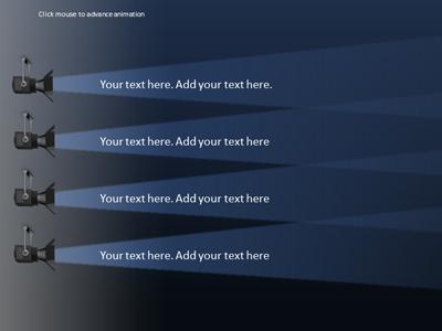 A standard definition presentation slide from In The Spotlight preview four.