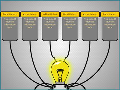 A standard definition presentation slide from Idea Think Tank preview four.