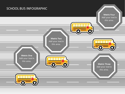 A standard definition presentation slide from School Bus Infographics preview four.