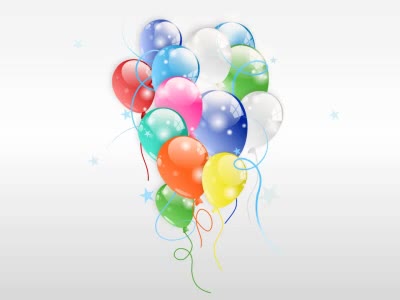 A standard definition presentation slide from Party Time Balloons preview four.