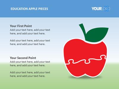 A standard definition presentation slide from Education Puzzle preview four.