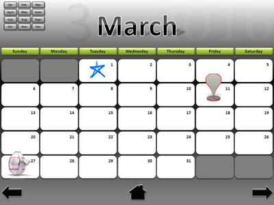 A standard definition presentation slide from 2016 Interactive Calendar preview four.
