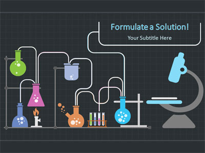 Bubbling Flask | 3D Animated Clipart for PowerPoint 