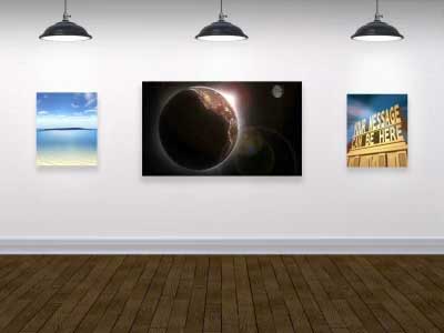 A standard definition presentation slide from Your Wall Display preview four.