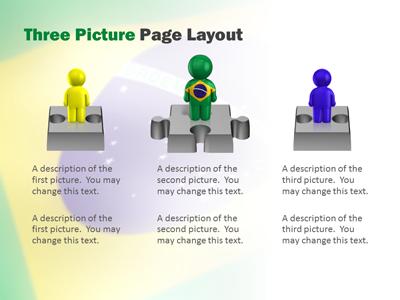 A standard definition presentation slide from Brazilian Flag Wave preview four.
