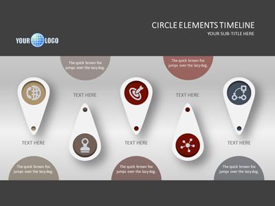 A standard definition presentation slide from Circle Elements preview four.