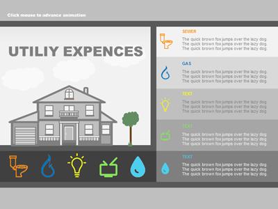 A standard definition presentation slide from Renting / Owning Infographics preview four.