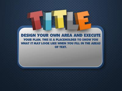 A standard definition presentation slide from Basic Design For You preview four.