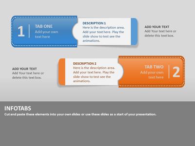 A standard definition presentation slide from Info Tabs preview four.