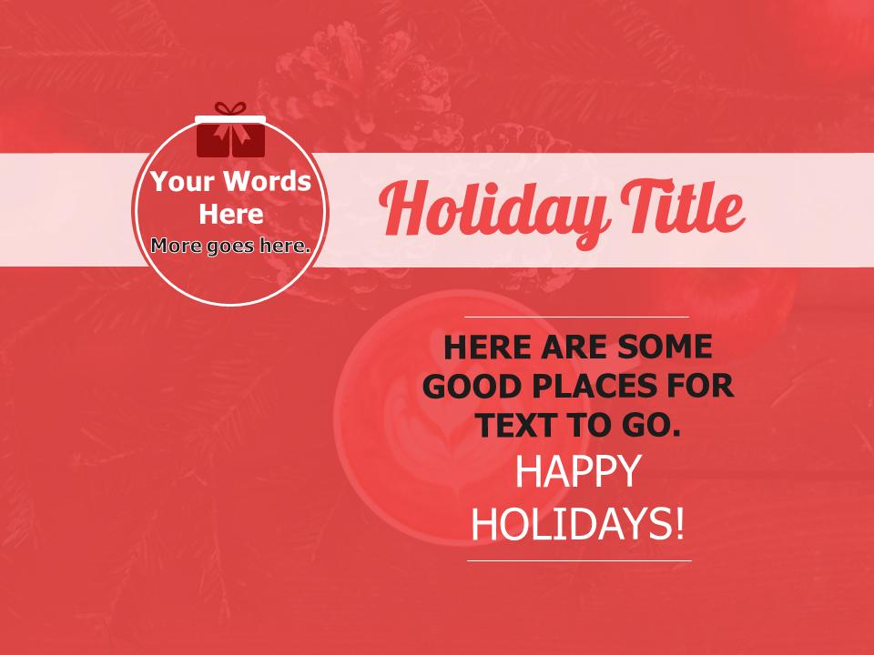 A standard definition presentation slide from Christmas Nostalgia preview four.