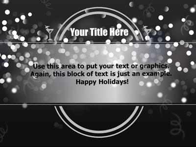 A standard definition presentation slide from Black Blur New Year preview four.