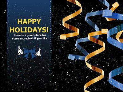 A standard definition presentation slide from Dark Champagne preview four.