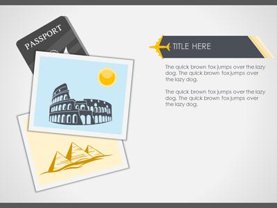 A standard definition presentation slide from World Travel preview four.