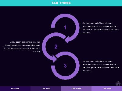 A standard definition presentation slide from Tab Navigation Presentation preview four.