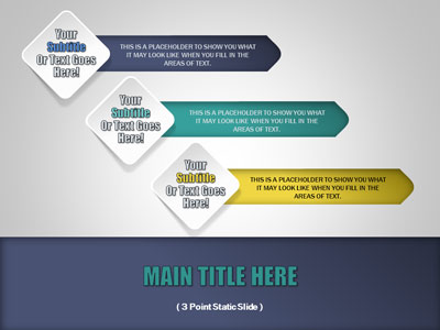 A standard definition presentation slide from Light Box Simple preview four.