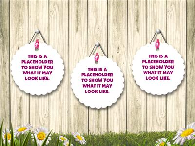 A standard definition presentation slide from Easter Egg Boards preview four.