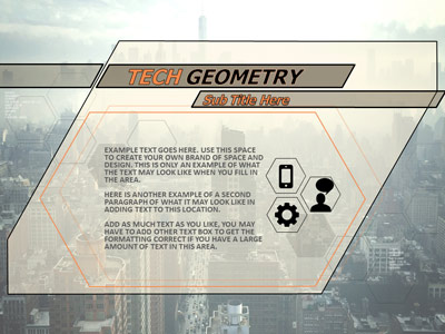 A standard definition presentation slide from Tech Geometry preview four.