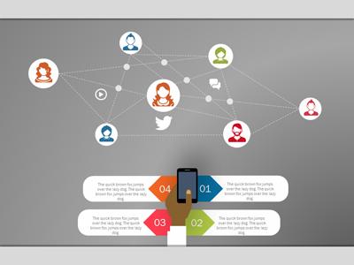 A standard definition presentation slide from Social Network preview four.