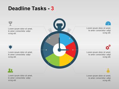 A standard definition presentation slide from The Deadline preview four.