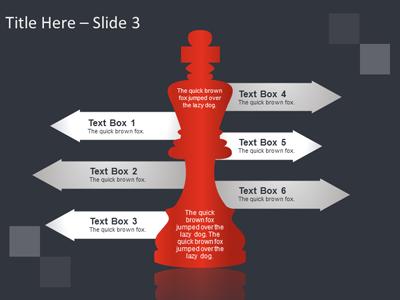 King and Queen Chess Puzzle Shapes for PowerPoint - SlideModel