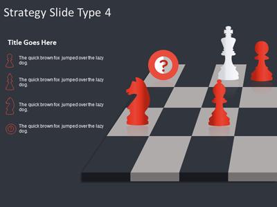 A standard definition presentation slide from Chess Strategy preview four.