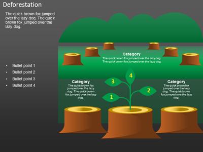 A standard definition presentation slide from Environmental Issues preview four.