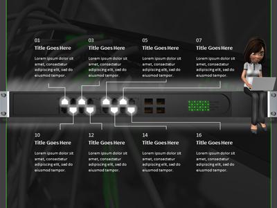 A standard definition presentation slide from Network Connection preview four.