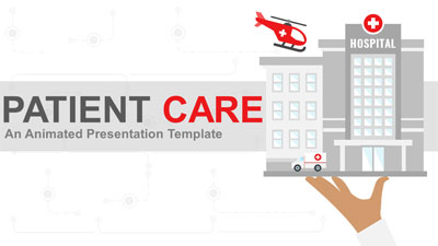 A widescreen presentation slide from patient-care-pid-21512 preview one.