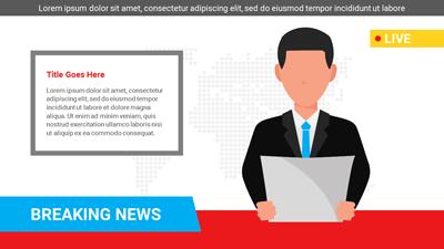 Breaking News A Powerpoint Template From Presentermedia Com