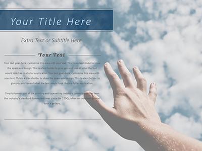 A standard definition presentation slide from Success In Your Skies preview four.