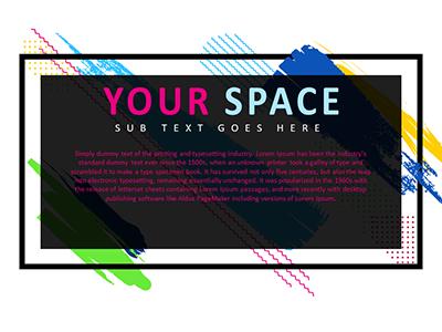 A standard definition presentation slide from Retro Modern Look preview four.