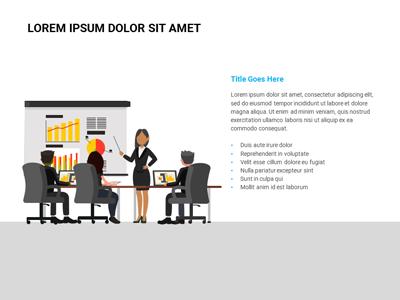 A standard definition presentation slide from Female Leadership preview four.