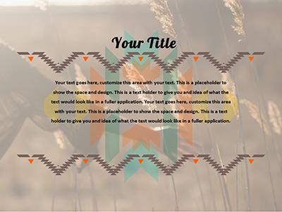 A standard definition presentation slide from Native Dream preview four.