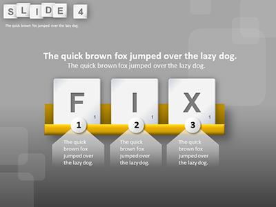 A standard definition presentation slide from Word Scramble Tiles preview four.