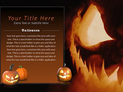 A standard definition presentation slide from A Cats Halloween preview four.