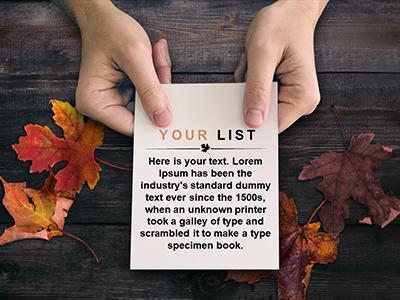 A standard definition presentation slide from Autumn Woodgrain preview four.