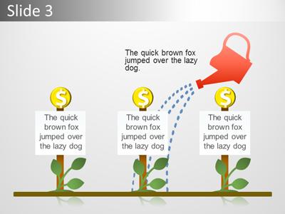 A standard definition presentation slide from Financial Coin Growth preview four.