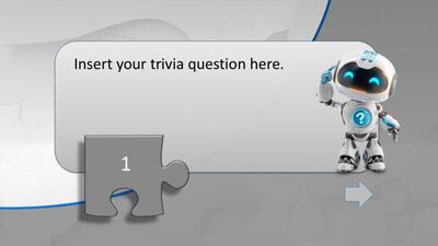 A widescreen presentation slide from 16 Puzzle Pieces Picture Reveal Game PowerPoint Template preview two.