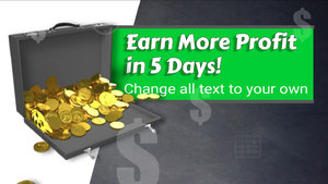 &lt;h1&gt;Earn More Profit Video Maker SlideClips Project&lt;/h1&gt;

&lt;p&gt;This SlideClips video maker project shows a slide with a briefcase opening spilling out money.  The second slide in the project shows a social post layout with a woman business figure with a money jet pack on flying up. &lt;br&gt;&lt;br&gt;Change all elements and text in the video project to suit your layout needs.&lt;/p&gt;


&lt;br&gt;&lt;br&gt;
&lt;h2&gt;How to easily edit this SlideClips Project&lt;h2&gt;

&lt;ul&gt;
&lt;li&gt;Select a slide on the left you would like to edit.&lt;/li&gt;
&lt;li&gt;Simply right click on an animation, image, or icon to change element.&lt;/li&gt;
&lt;li&gt;To edit text or elements in a group, just right click and select edit group.&lt;/li&gt;
&lt;li&gt;Click the preview button to play from slide your on, or all slides together.&lt;/li&gt;
&lt;li&gt;Once satisfied, select the green save and download button.&lt;/li&gt;
&lt;/ul&gt;

&lt;br&gt;&lt;br&gt;

&lt;h2&gt;How to use your downloaded video&lt;h2&gt;
&lt;li&gt;Load into PowerPoint, Google Slides, or Keynote as a video slide.&lt;/li&gt;
&lt;li&gt;Upload it to Facebook, Twitter, Instagram or Youtube.&lt;/li&gt;
&lt;li&gt;Use in any editing software for your projects.&lt;/li&gt;

