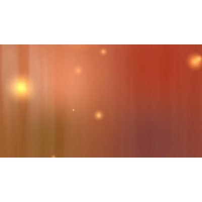 A subtle abstract video background features orange rain drops slowly falling over a darker background.