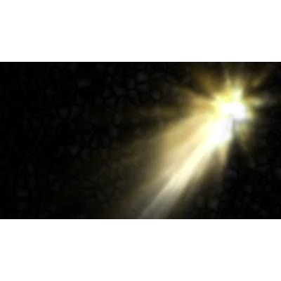 Golden rays of light filter through a dark background is this video background of Light in the Darkness.