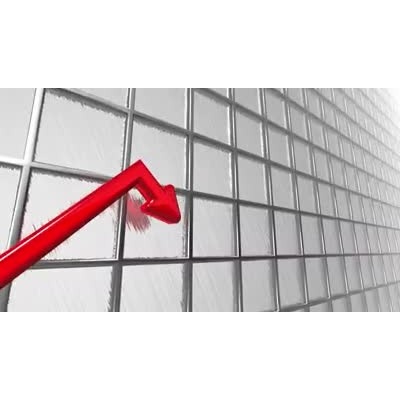 This video shows an animated arrow moving in up and down trends along a grid chart. 