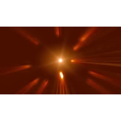 rotating orb as light flashes around center