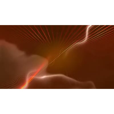 as a wave rotates around a cloud and lighting form