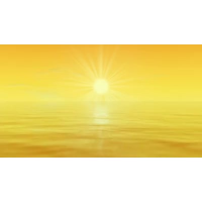 A video background showing the sun reflecting off of water