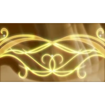 A golden streak against a golden background