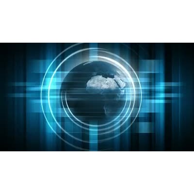 Rings are shown rotating around the earth.