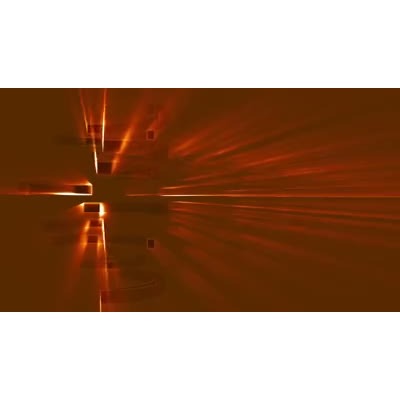 Red rings are shown rotating around.