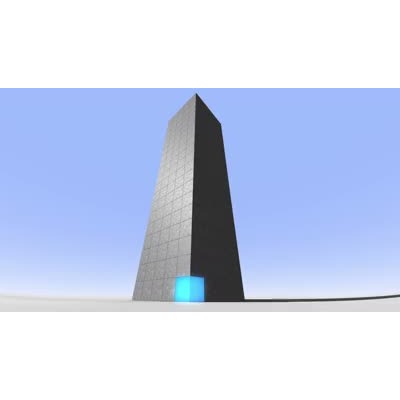 A tower of blocks comes crashing down after the blue cornerstone is knocked away. This video can represent how one piece can cause the collapse of an entire project.